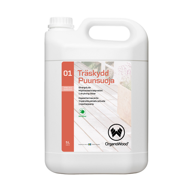 TRÄSKYDD 01 ORGANOWOOD 5L | Beijerbygg Byggmaterial